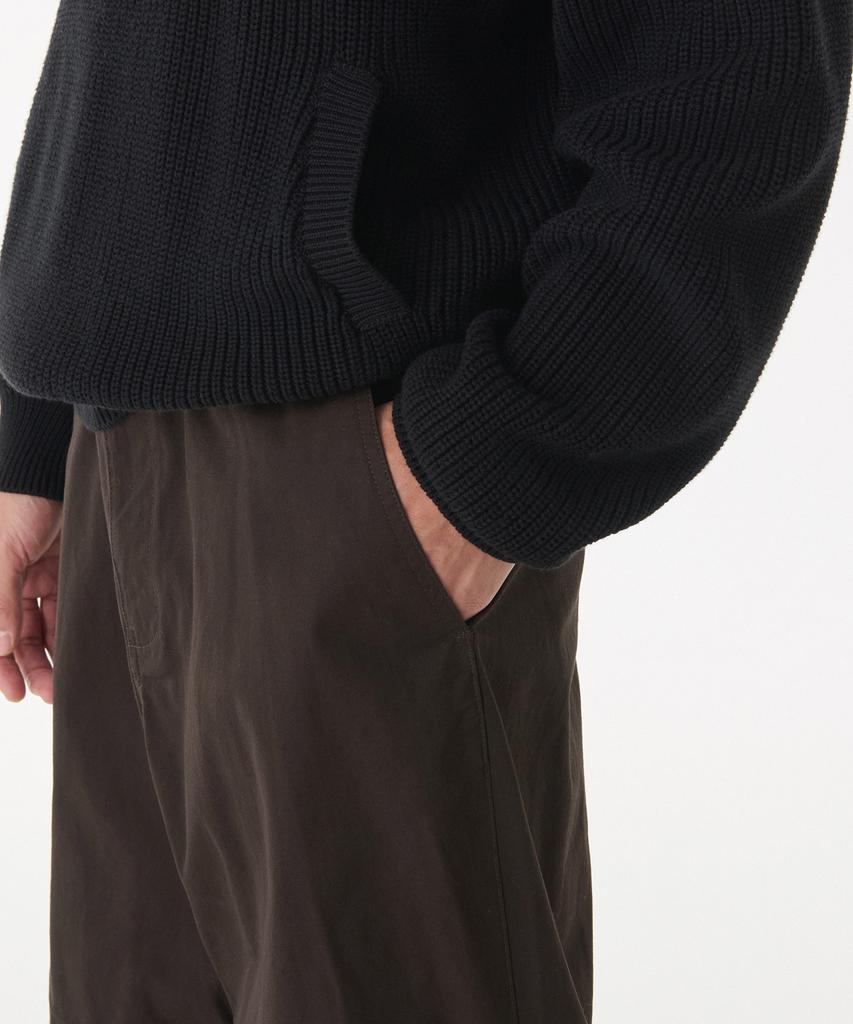 MUSINSA STANDARD Cotton Parachute Pants [Dark Brown]
