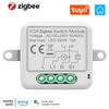 Tuya ZigBee 3.0 Умный модуль переключателя Не требует нейтрального провода Умный дом DIY Размыкатель света Работает с Alexa Google Home