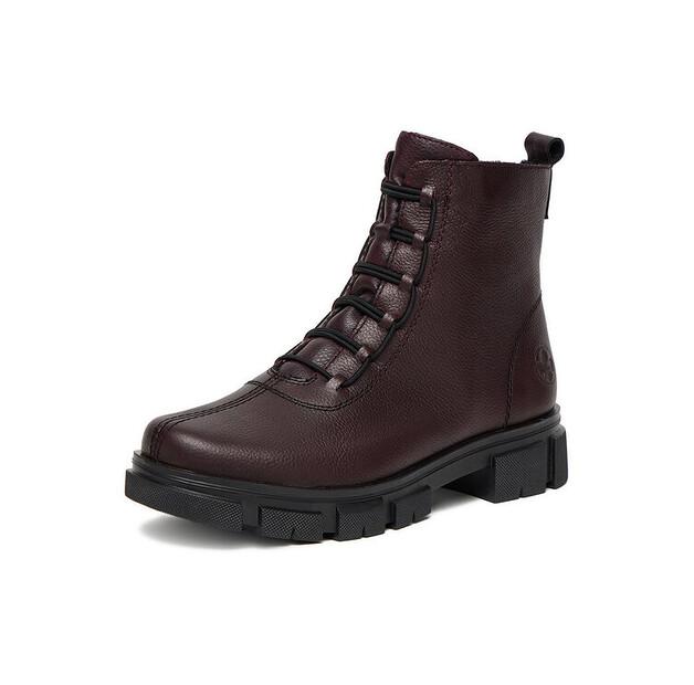 Burgundy Rieker Y7150-35 Ankle Boots