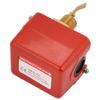 1 2 Water  Paddle Flow Switch Thread Connection SPDT Contacts Red(Partial Stainless Steel Type)