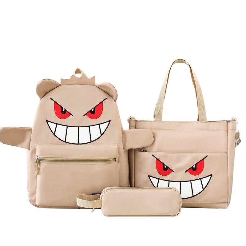 Школьный рюкзак из трех частей для учеников начальной и средней школы, рюкзак большой вместимости