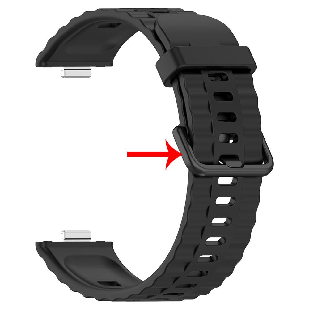 Для Huawei Watch Fit 4/4pro ремешок на запястье регулируемый браслет с черной пряжкой ремешок для часов Huawei Watch Fit 3
