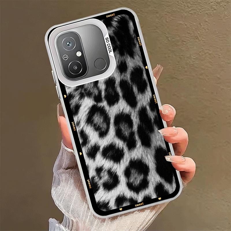 Fashion Sweet Leopard Print Shockproof Phone Case for Xiaomi Poco X7 X6 X5 X3 Pro F7 Ultra M8 Redmi 15C 15 14C 13C 12C 10C 13 12