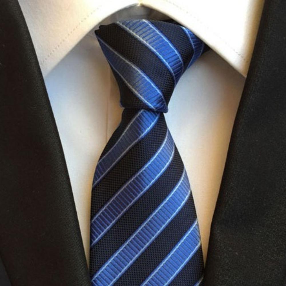 Collar Stripe Neck Ties Skinny Tie Wedding Necktie Men Casual Groom Neck Wear Male