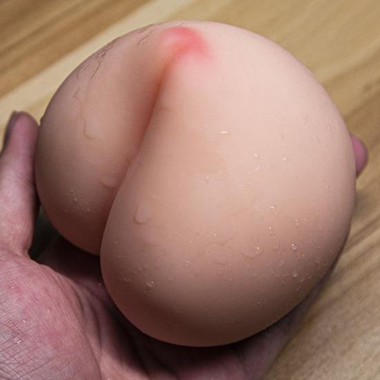 Ручная мужская чашка для мастурбации с 3D-текстурированной внутренней частью, персиковая форма, присоска для пениса, мастурбатор, тренировочная секс-игрушка
