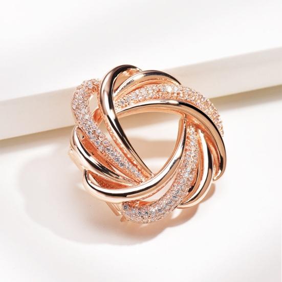 Elegant Luxury Scarf Ring Clip Round Shining Rhinestones Inlaid Side Waist Tightener Clip Clothing Wrap Holder Circle Clip Belt Buckle