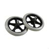 2 Pieces Replacement Wheelchair Wheels Walker for Walkers
