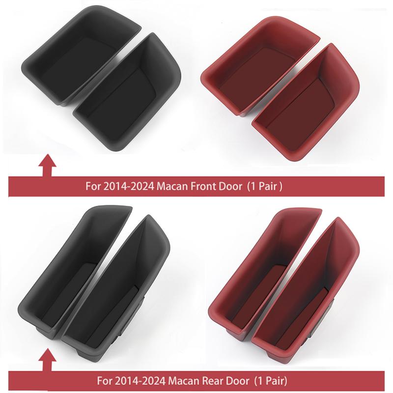 Для Porsche Cayenne Macan ящик для хранения ручек дверей автомобиля передняя задняя дверь органайзер ключи держатель телефона аксессуары для салона автомобиля с левым рулем
