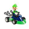 Figurine Jouet - Mini Voiture Mario Kart - Modèle Luigi - Couleur Bleu - Pour Enfants À Partir De 4 Ans