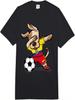 Dabbing Dog Ecuador Soccer Fans Jersey Ecuadorian Football Comfort Colors Adult Heavyweight T-Shirt