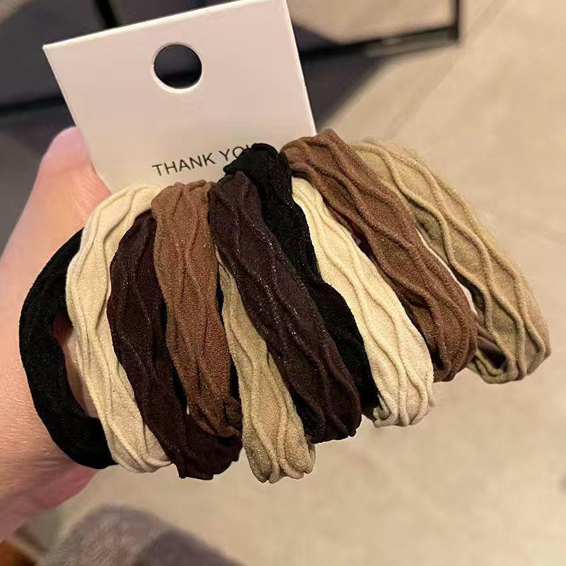 Прочная бесшовная женская резинка для волос с высокой эластичностью – Не повреждающая волосы резинка и кольцо для пучка