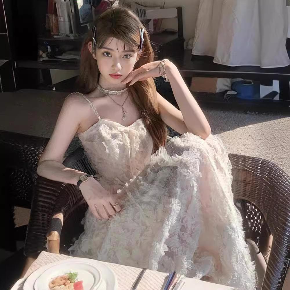 Летнее новое элегантное платье-слинг с бриллиантовой цепочкой и перьями от Sense, женская длинная юбка для похудения с приталенной талией