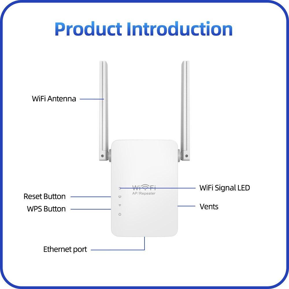 Беспроводной повторитель WiFi, удлинитель WiFi, усилитель Ultraboost WiFi, повторитель дальнего действия, точка доступа Wi-Fi 300M