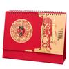 2026 Year of the Horse Chinese Style Custom Table Calendar with Pictures - Creative Desktop Ornament & Office Hollowed-Out Design