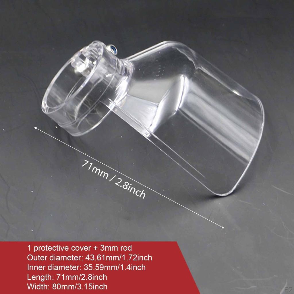 Крышка-чехол для шлифовальных машин, регулируемая защита, прозрачный кожух для роторного инструмента, мини для шлифовки, полировки