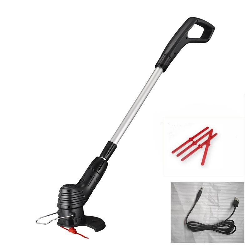 Перезаряжаемая ручная электрическая газонокосилка и садовый триммер