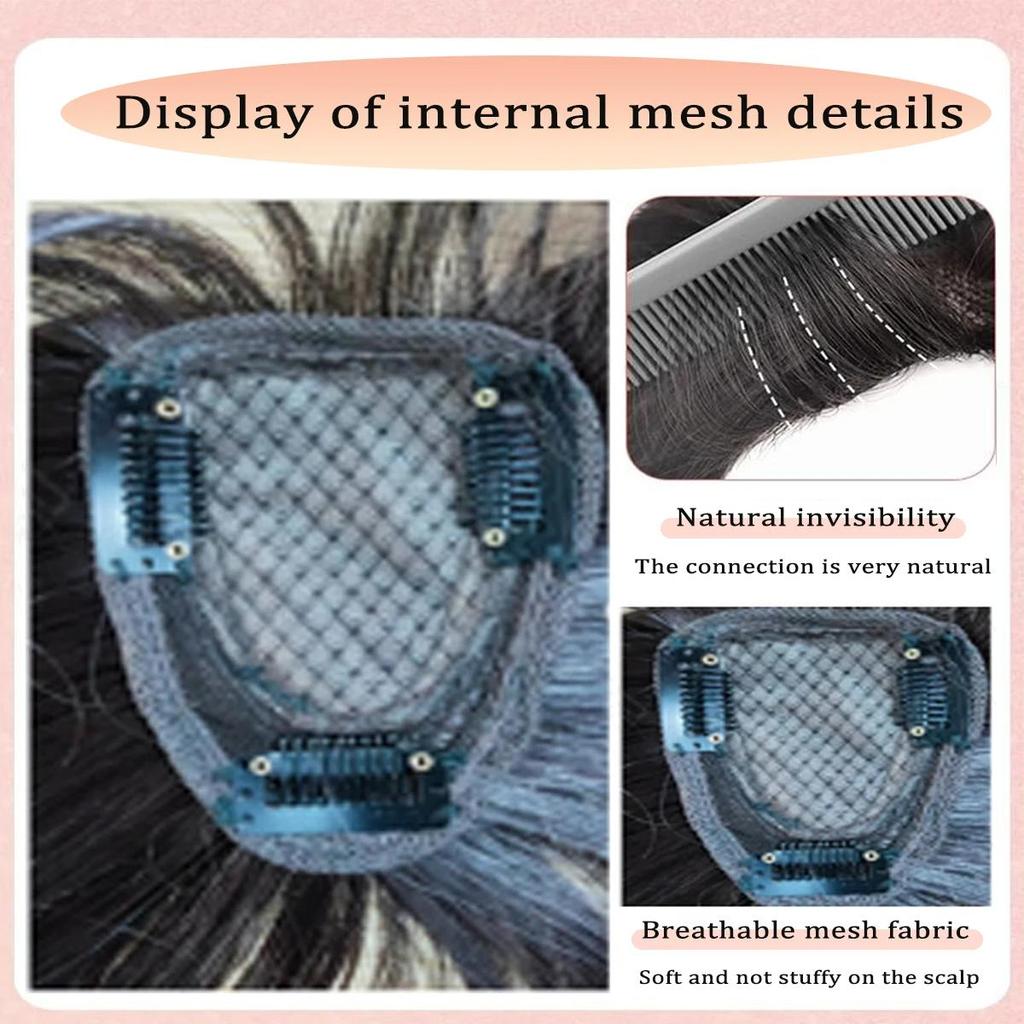Парик пони, драконьи усы с высоким черепом, пони, закрывающий седые волосы, пушистая нашивка для увеличения волос