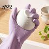 Waterproof Dishwashing Gloves Extended Gloves Anti-slip Grip Natural Latex Elbow Length Long Sleeve Rubber Protective Durable Cleaning for