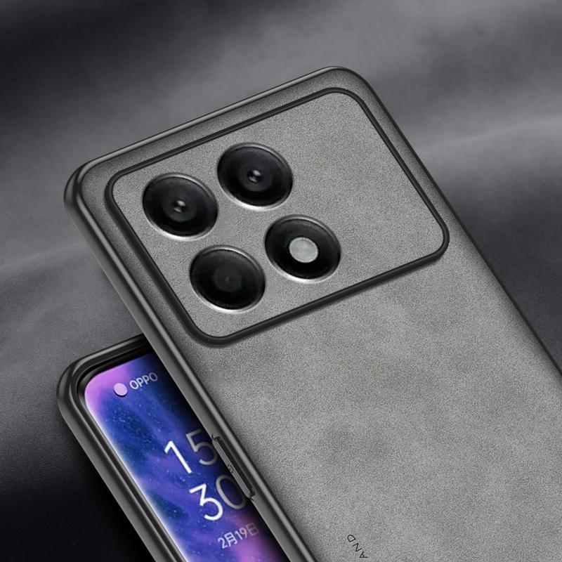 Чехол для POCO X6 Pro 5G Чехол Роскошная Кожаная Задняя Крышка Для Xiaomi POCO X6Pro 5G Удобный Чехол для Телефона Силиконовый Защитный Бампер