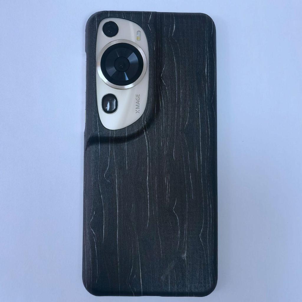 Элегантный защитный чехол из арамидного волокна из дерева для Huawei P60 - стильный и прочный мобильный чехол