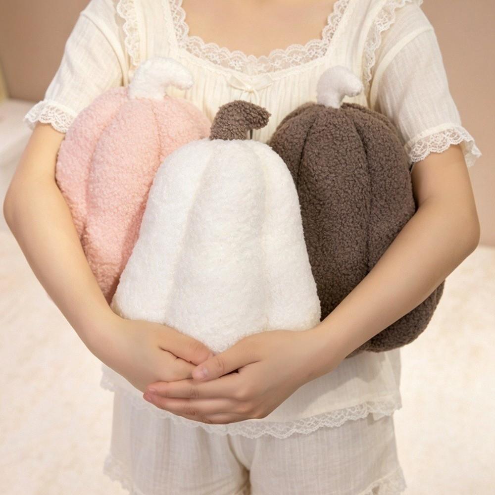 30cm Pumpkin Plush Pillow Red Stuffed Plushie Cute Plant Stuffed Doll Party Prop