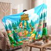 Warm Flannel BlanketAnimal Crossing Soft Cozy Throw Blanket for Bedroom Couch