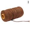 1 Roll Sewing Threads Cotton Rope 100Mx2mm Colored String Braided Woven Crafts Macrame Cord