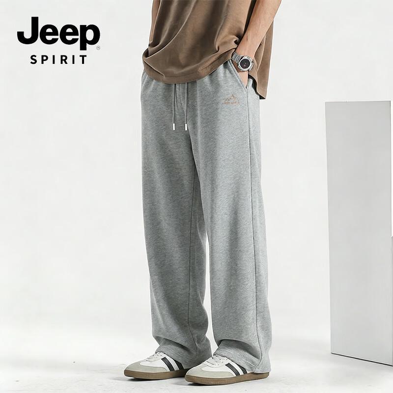 JEEP SPIRIT Men's Heavyweight Casual Straight-Leg Pants