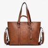Women's Fashionable PU Soft Leather Large-capacity Tote Bag Single-shoulder Hand-held Crossbody Bag