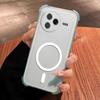 Чехол для Xiaomi POCO F7 Pro,F7 Ultra Милый с подушками безопасности по углам Пастельный Матовый Магнитный Корпус Полуударопрочный Чехол для Телефона