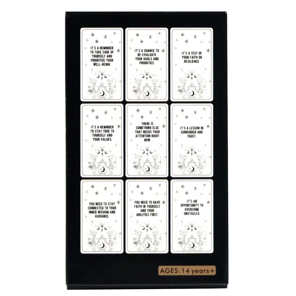 10.3*6cm Whispers of Insight - Why Oracle Deck 54 Inspirational Answers To Explore The Hidden Meanings Behind Life's Challenges