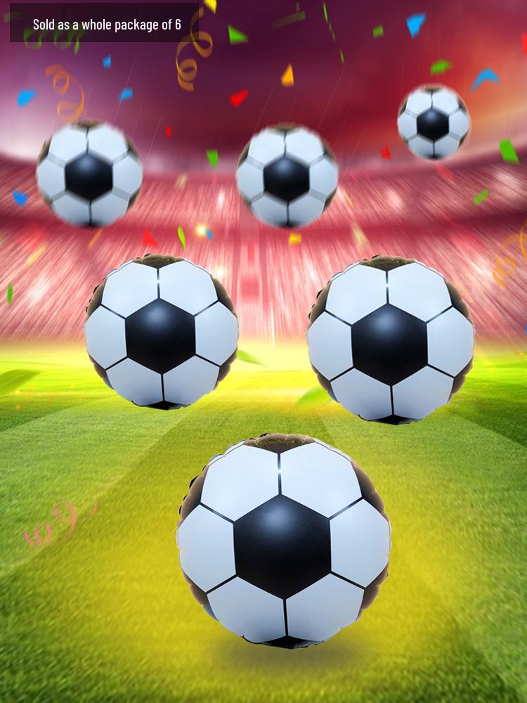 Набор декора для футбольной вечеринки в честь дня рождения: Тарелки, Чашки, Скатерть, Столовые приборы, Фон, Баннер и Воздушные шары.