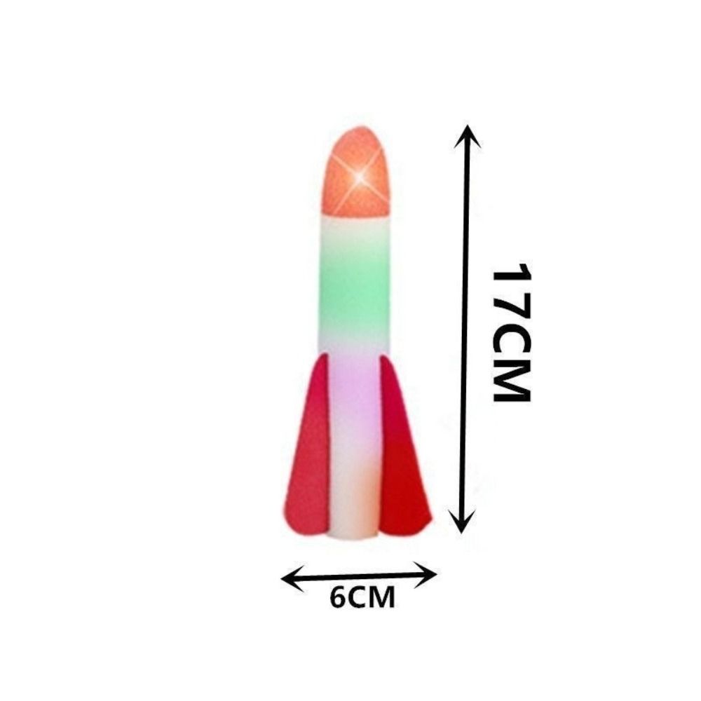 A Rocket Launcher Toys Foot Transmitter Foot-stepping Rocket Toys Flash Launch Rocket Small Rockets