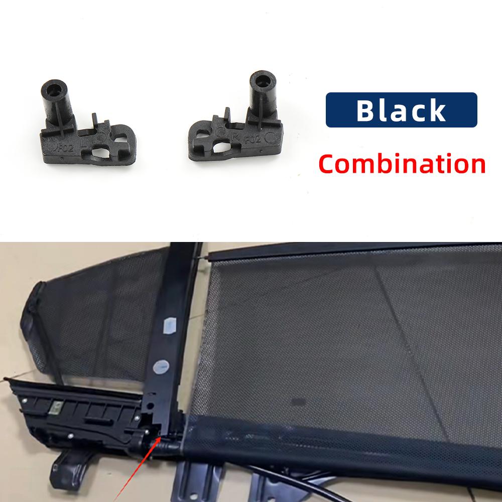 For BMW 5 Series F07 F18 09-17 Car Rear Window Electric Curtain Sun Shade Blind Clips 51359168845 For BMW F02 08-15 Bracket Set