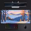 Scenery Cold AArctic Mouse Pad Mousepad Large Gaming Lockedge Thickened Pc Table Desk Mat
