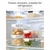 Sealed Pasta Storage Container Clear Plastic Fresh Keeper Box Spaghetti  Noodle Organizer  Fridge