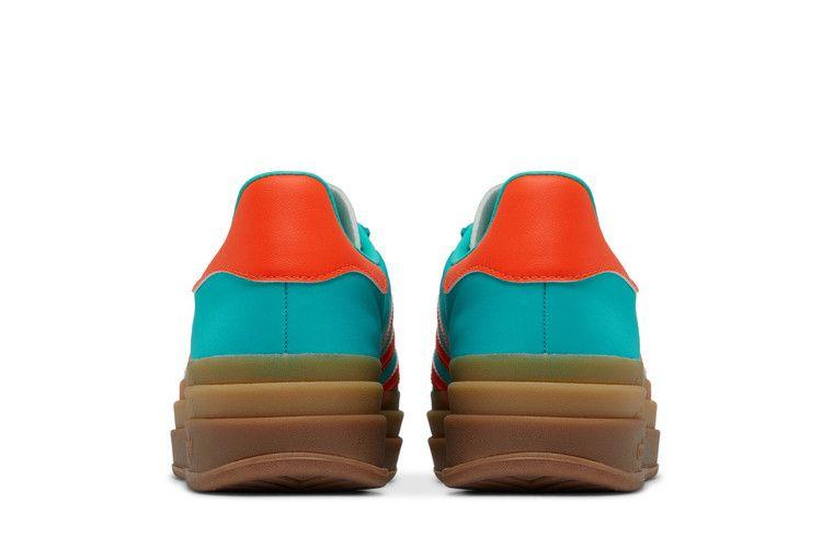 Женские кроссовки adidas Gazelle Bold Мятный Rush Оранжевый Impact (Женский) Мятный Рывок/Оранжевый Удар