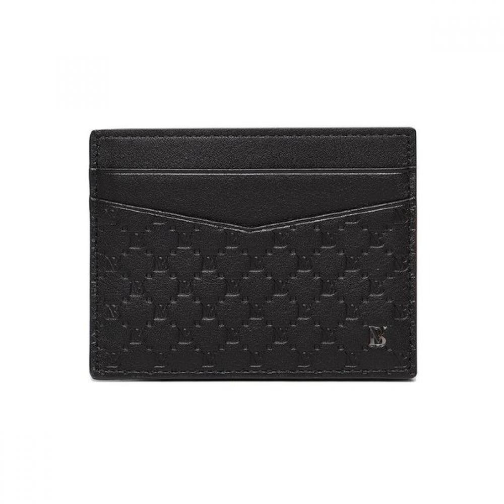 Benovero Men S Logo Pattern Compact Card Wallet Bmf1acp5201k1