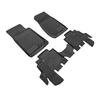 Tapis De Sol En Caoutchouc 3D - J&amp;J AUTOMOTIVE - Jeep Wrangler 2007-2018 - Noir - Sur Mesure - Antidérapant