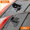 Carbon Fiber Engine Hood Lock Bolt Protector Cover for Ford Mustang 2024 2025 US