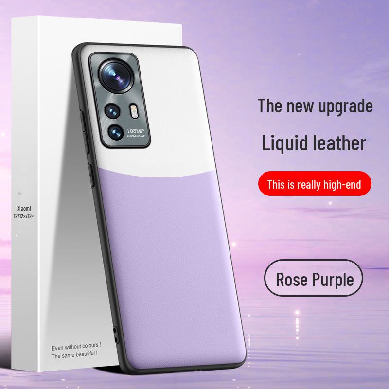 Чехол для телефона Xiaomi 12 Liquid Leather: Противопадающий, противообрастающий, цельный корабль.