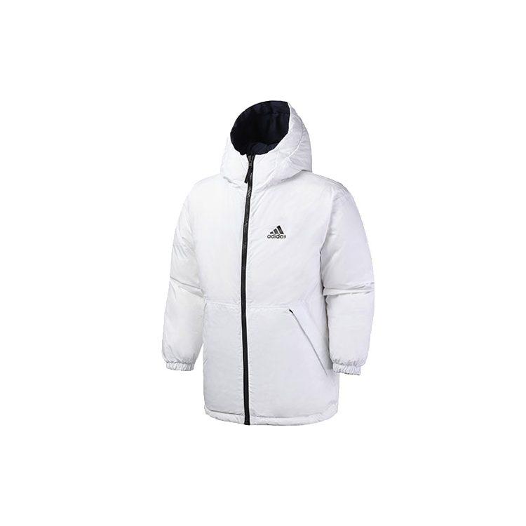 adidas Мужская пуховая куртка темно-синяя EH4010