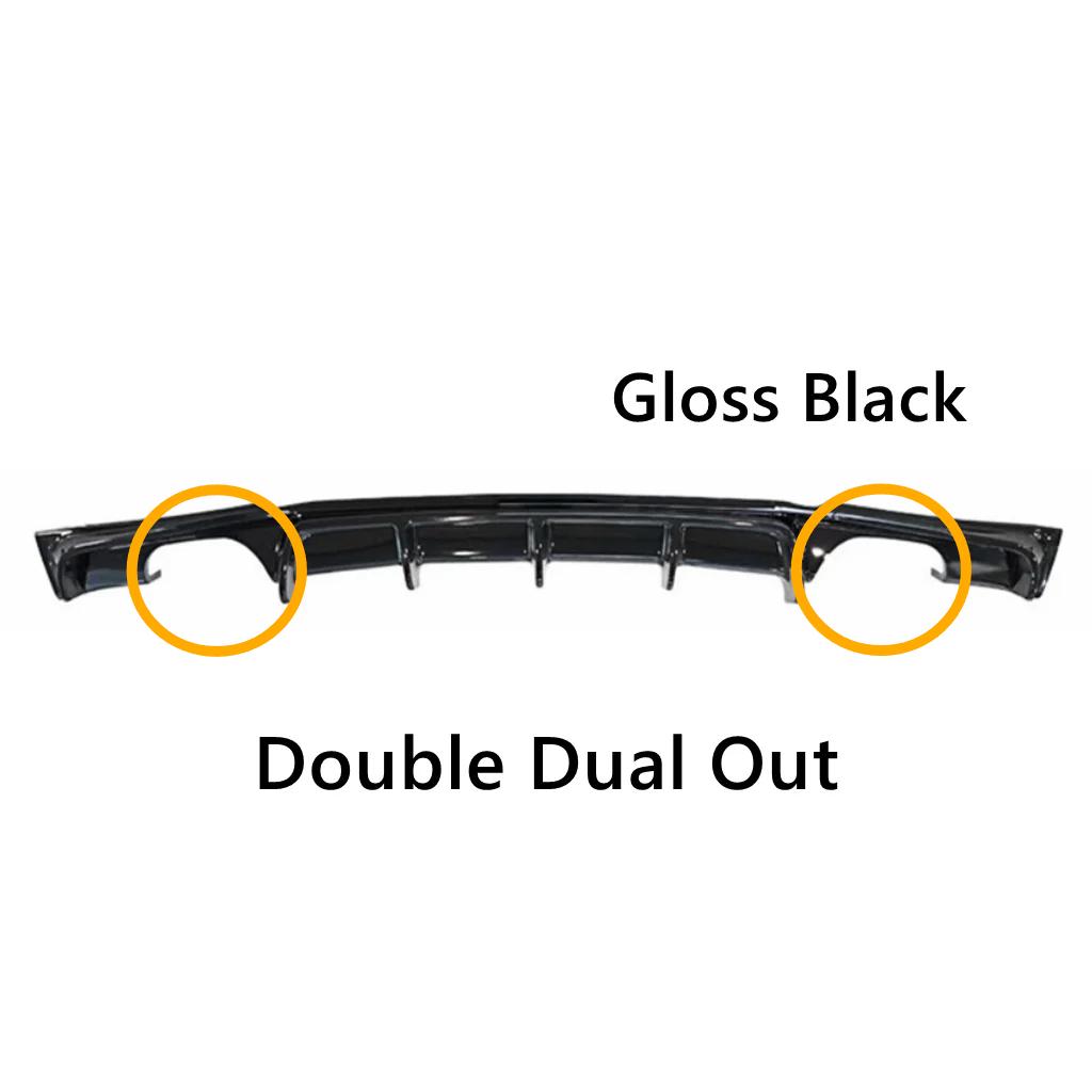 For BMW 3 Series F30 F35 2013-2019 Car Rear Bumper Lip Diffuser Refit MP Style Accessories Spoiler Exterior Parts Body Kits