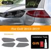 Для Volkswagen VW Golf 7 MK7 2012- Автомобильные фары Тонировка Черная Защитная пленка Задние фонари Прозрачная TPU Наклейка Аксессуары