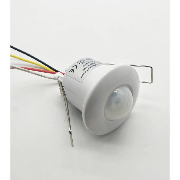 intelligent silent dry contact 12V-24V Ceiling mini embedded infrared human body motion sensor switch reed switch signal