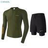 Mens Full Coverage UV Protection Rash Guard Set Long Sleeve Swimwear Snorkeling Surfing Swimming