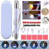 USB Rechargeable Lighting Point Drill Pen for 5D Diamond Painting DIY Tools Drill Pen Diamond Embroidery Accessories