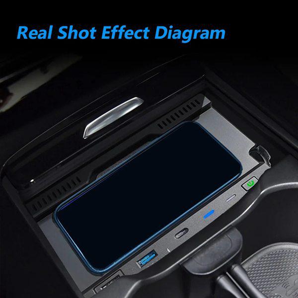 15W Wireless Car Charger for 19-24 Mercedes A-Class/B-Class/AMG/GLB W188/177/247