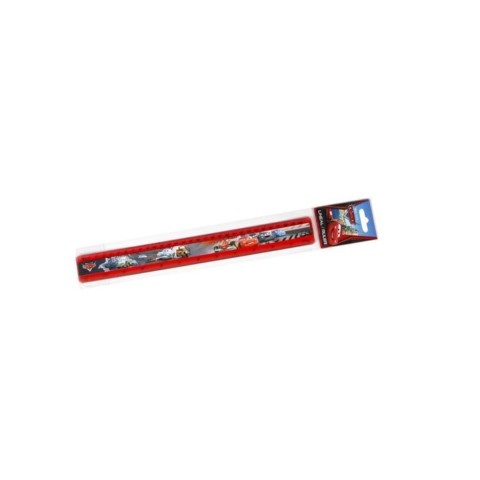 Règle d'école Cars 30 cm rouge