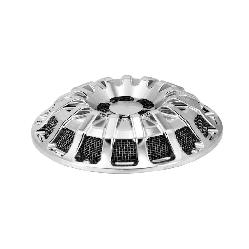 Motorcycle 15 Stripe Horn Cover Assembly Spearker Cover CNC Aluminum For Harley Big Twin 91-Up Touring 99-Up Dyna Fat Bob FXDF